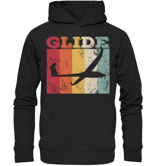 Print On Front Glide Segelflieger - Premium Unisex Hoodie